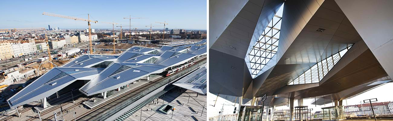 Wiener Hauptbahnhof, © Reneé del Missier, Unger Steel Group